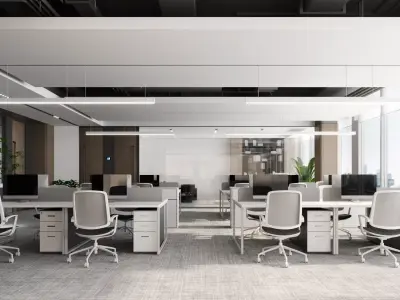 Office interio 3D model