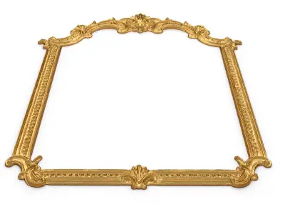Plaster decorative frame ornament 29 3D model