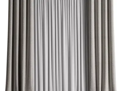Curtain 3D model 3