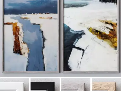 Photo Frames Set 440 3D model