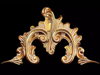 Classic carved 031 3D model