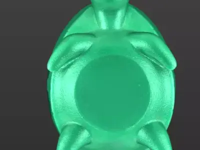 Cute Turtle - 3D Printable Toy Figure  3D print model