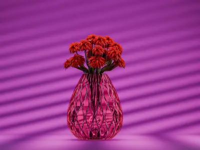 Premium 3D Vase Model - Pure Elegance in Digital Form 3D print model