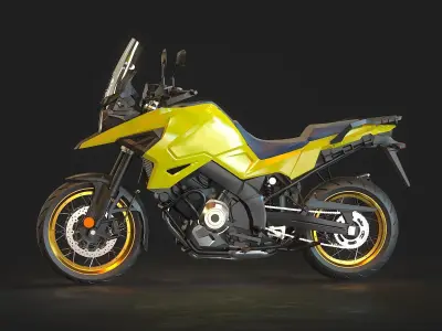 Base model  Suzuki V Storm 1050 2020 3D model