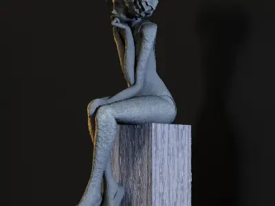 Valerie Hadida Melancolia Sculpture 3D model