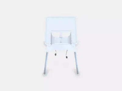 ANTILOP Highchair with tray Low-poly 3D model