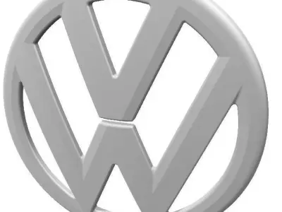 VW Golf 6 Emblem 3D model
