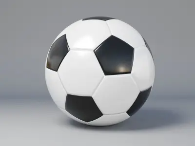 Soccer Ball 3D model 29