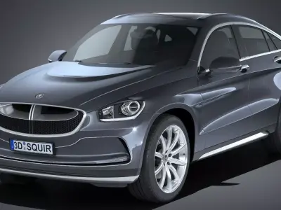 Generic SUV Coupe Luxury 2017 3D model