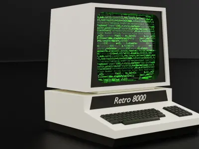 Retro 8000 3D model