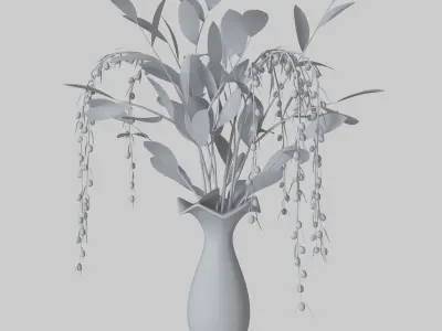 Winter bouquet 3D model
