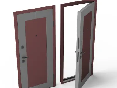 Mechi Door 3D model