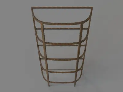 Clairemont Demilune Etagere 3D model