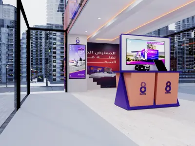 Advertisement bus 150 m 3D model