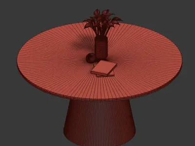 The Winston Dining Table 3D model
