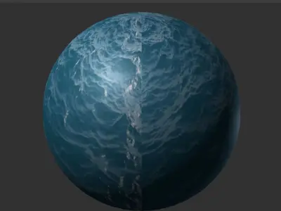 Water Material  Free 3D model