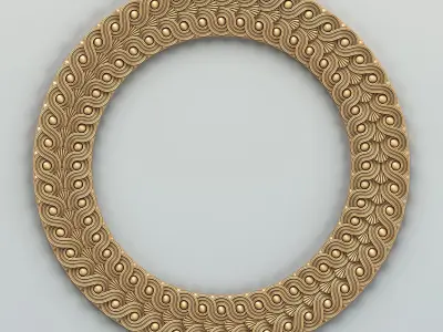 Round rosette 050 3D model
