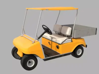 golf cart 3D model
