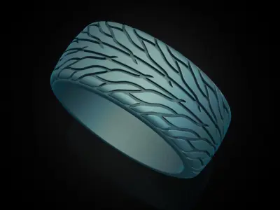 Car tires ring protector version 3 3D print model