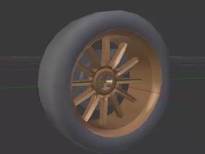 Free Wheel 02 Free 3D model