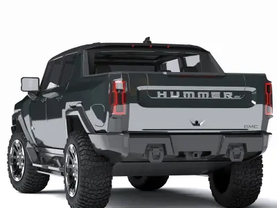 GMC Hummer EV Suv 2024 3d Model Low-poly 3D model