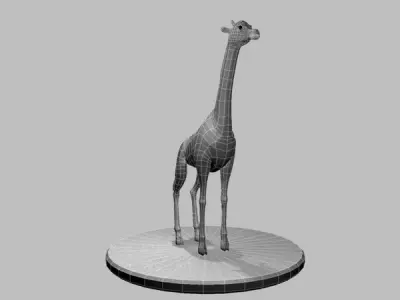 Giraffe Low-poly 3D model