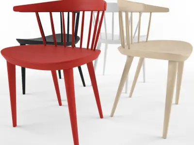 HAY J104 Chair Low-poly 3D model