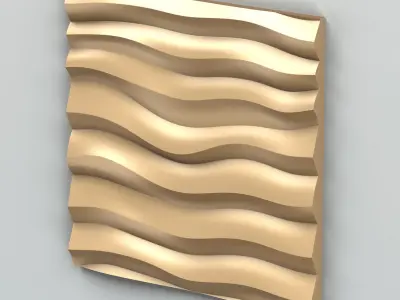 Wall Panel 002 3D model