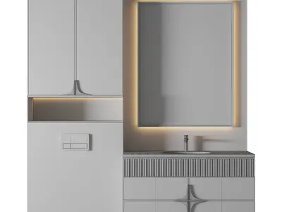 Luxury Bathroom 119 3D model