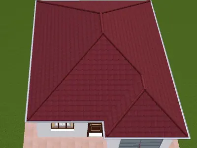 House 9 plans for 3D model