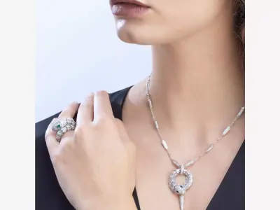 BULGARI - SERPENTI RING 3D print model