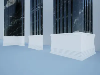 Pillars 3D model purchase