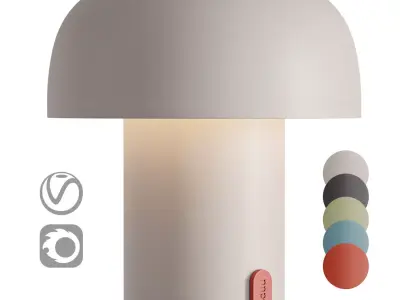 Sensa Cloudy table lamp by Kooduu 3D model