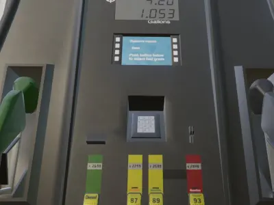 Gas Pump 3D model