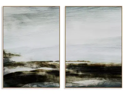 Abstract Painting Frame set 3D model 348