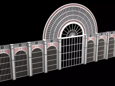 Metal Structure Arch 3D model