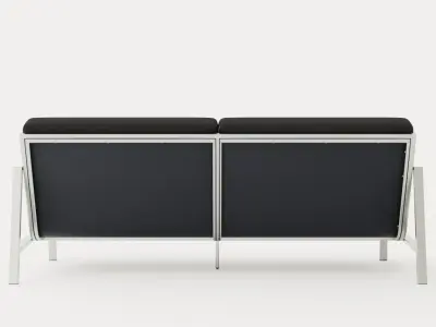 Naos 2 and half seater sofa Low-poly 3D model
