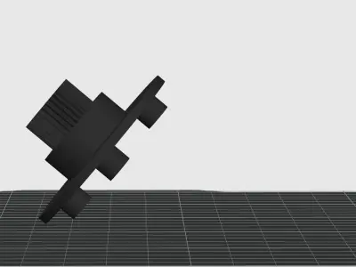 GEAR FOR FRONT WINDOW LEVER ELIVER FOR Lancia Ypsilon 2007 3D print model