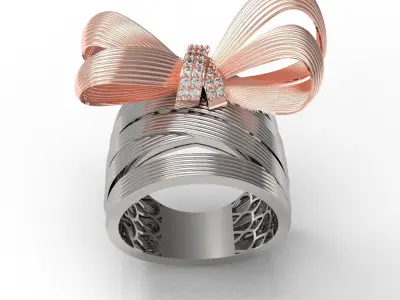 Serelina ring 3D print model