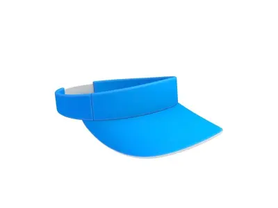 Visor Cap Low-poly 3D model