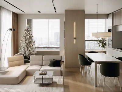 Modern Interior Scene  3ds Max  Corona Unreal Engine 3D model