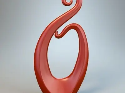 Abstract Figure 3D model 8