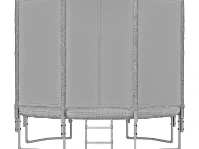 Calmmax Trampoline Low-poly 3D model