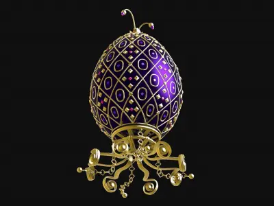 Egg FABERGE R8 3D model