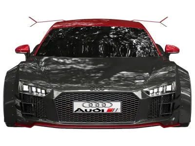 Audi R8 Racecar 3D model