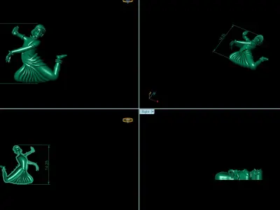  24 high-quality STL files of mixed jewelry designs 3D print model