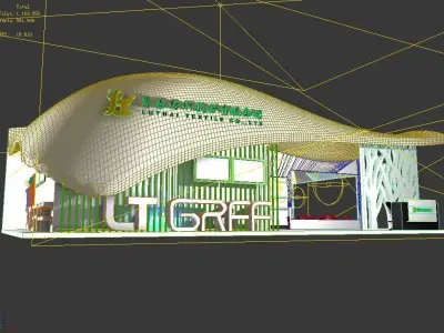 Exhibition - Area -10X15-3DMAX2009-02 3D model