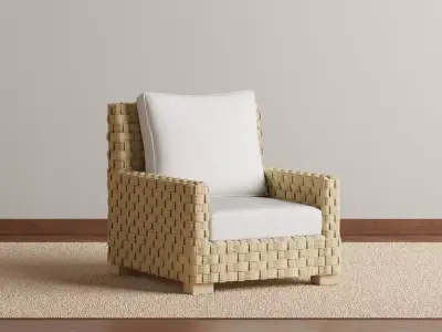 Barton Lounge Chair 3D model