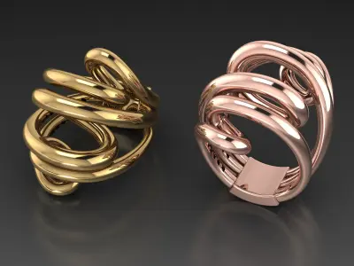 De Grisogono vortice ring 3D print model