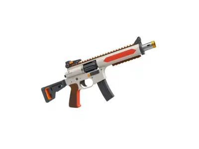 Vibrant Tactical Rifle model pack Low-poly 3D model